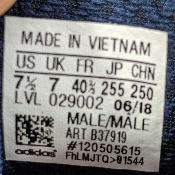 Adidas I-5923 COLLEGIATE NAVY/GUM NWOB - Picture 7 of 7